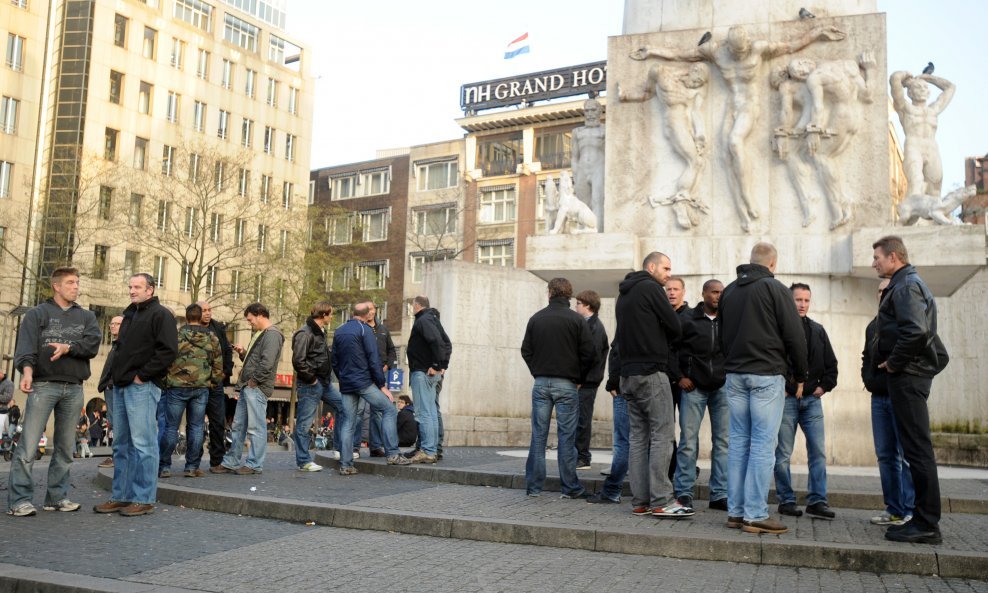 Policija čuva red u Amsterdamu