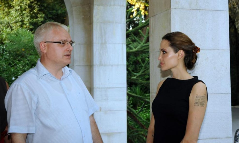 Ivo Josipović i Angelina Jolie