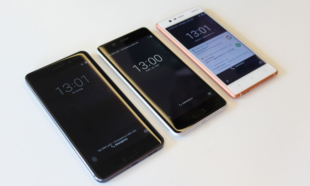 Nove Nokije 6, 5 i 3 nisu posebno upečatljive za one koji traže vrhunski smartphone