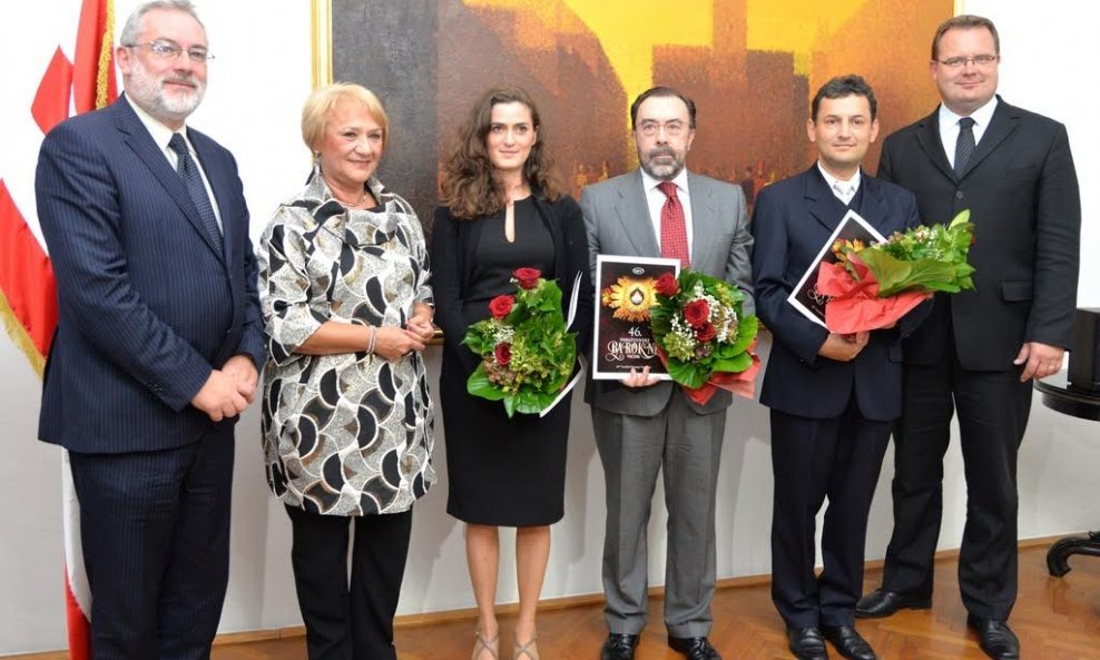 Davor Bobić, Zdenka Weber, Monika Leskovar, Eduardo Aznar Campos, Anđelko Igrec i Goran Habuš