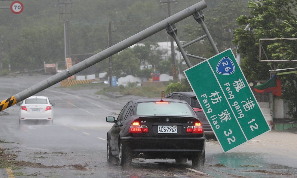 Tajfun Meranti Tajvan