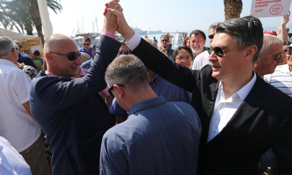 zoran milanović i ivan vrdoljak u splitu
