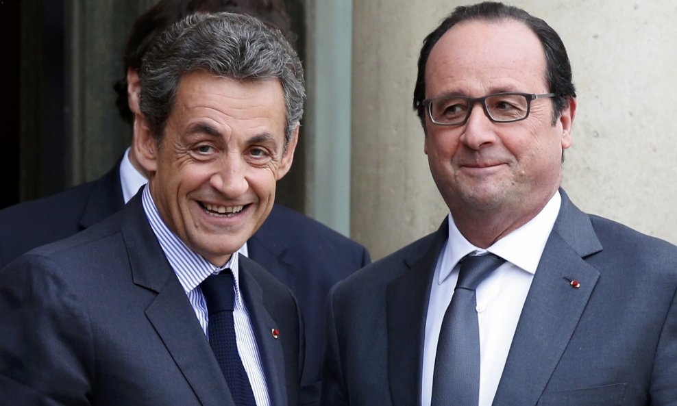 Nicolas Sarkozy i Francois Hollande
