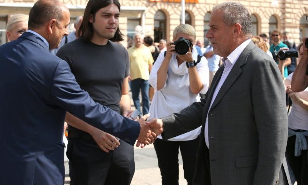 Lovrinović i Sinčić pozdravili su i izbornog konkurenta Bandića