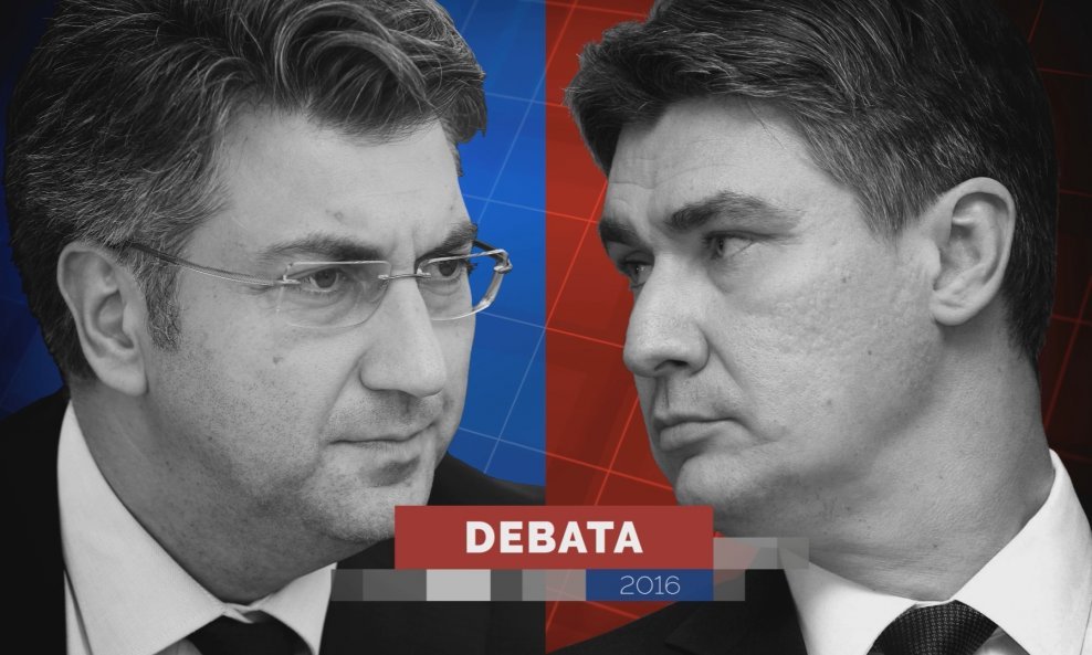 TV debata Milanovć - Plenković