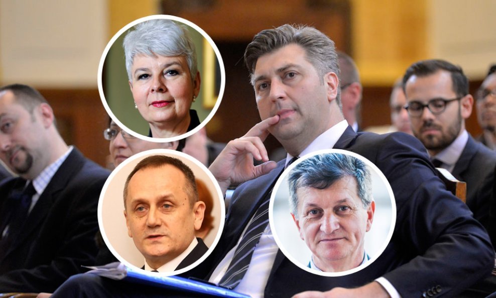 Andrej Plenković, Jadranka kosor, Drago Prgomet, Milan Kujundžić