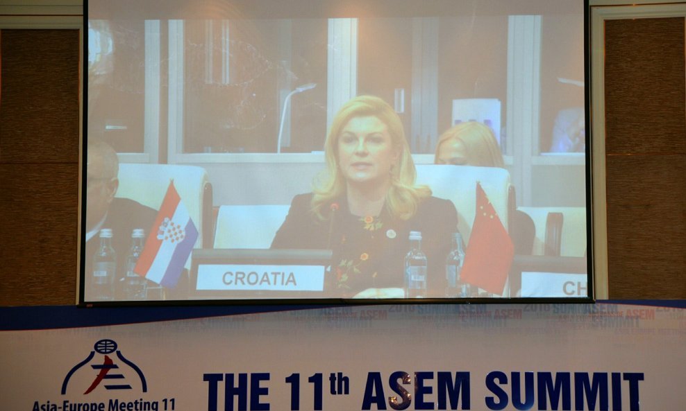 Kolinda Grabar Kitarović u Mongoliji