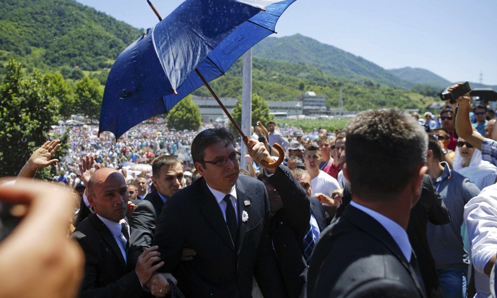 Aleksandar Vučić Srebrenica
