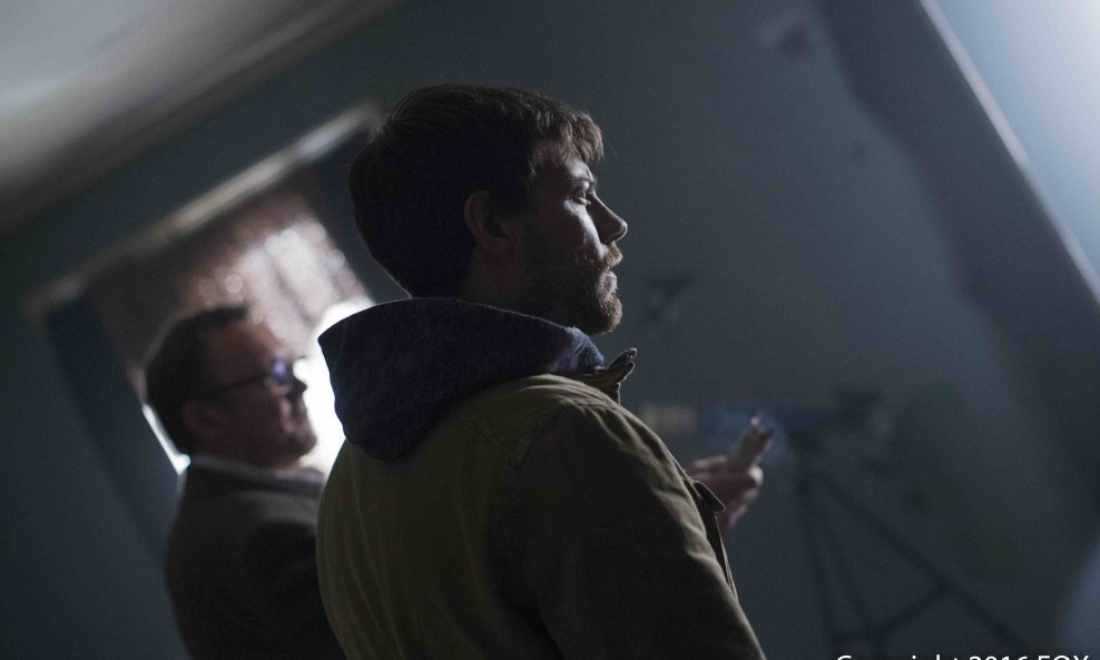 Outcast 101 - Patrick Fugit as Kyle Barnes with Philip Glenister as Rev Anderson REF