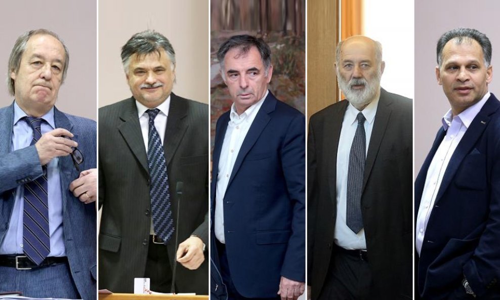 Furio Radin, Mile Horvat, Milorad Pupovac, Šandor Juhas i Veljko Kajtazi