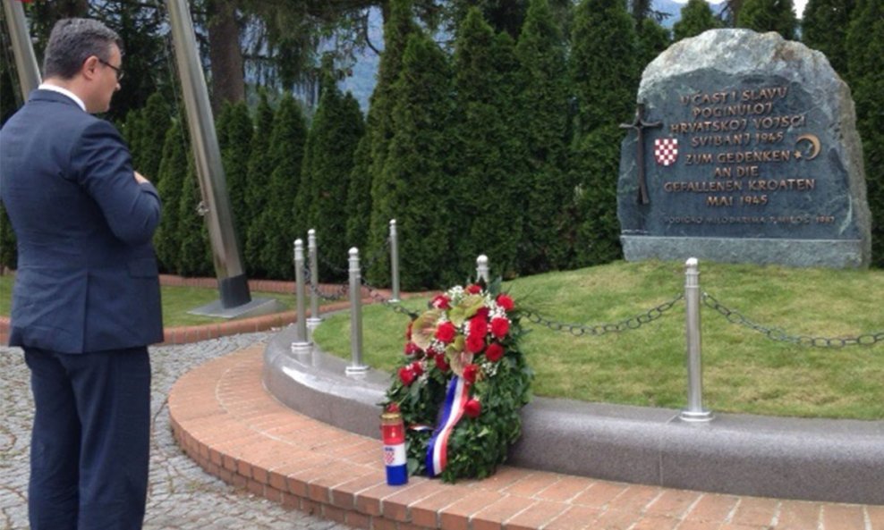 Premijer Tihomir Orešković na Bleiburgu