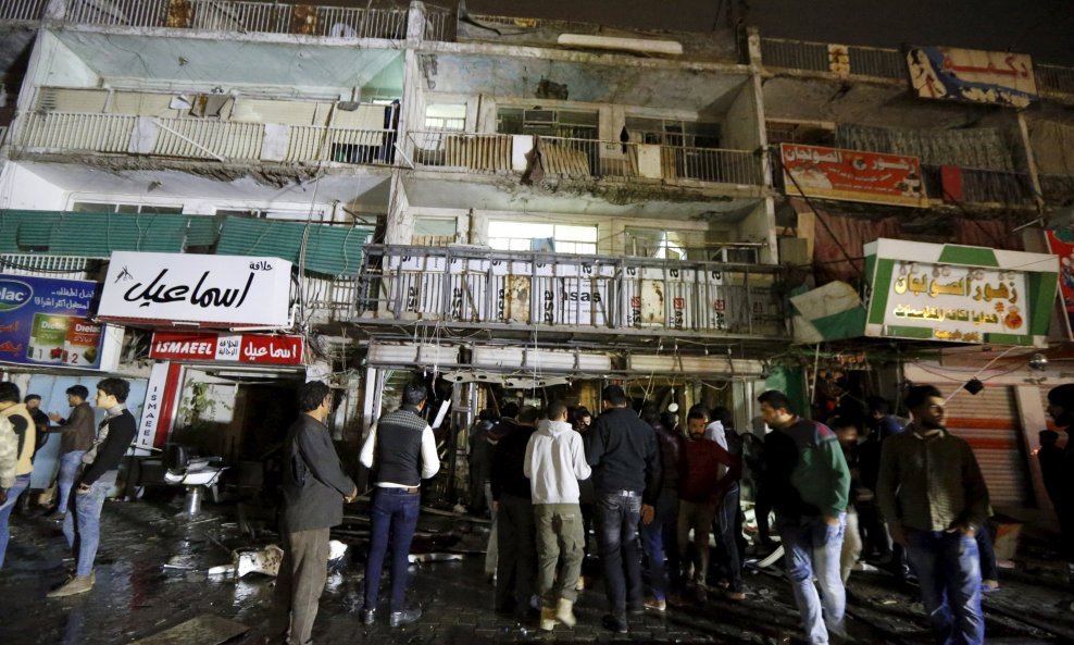 mjesto eksplozije automobila bombe Bagdad