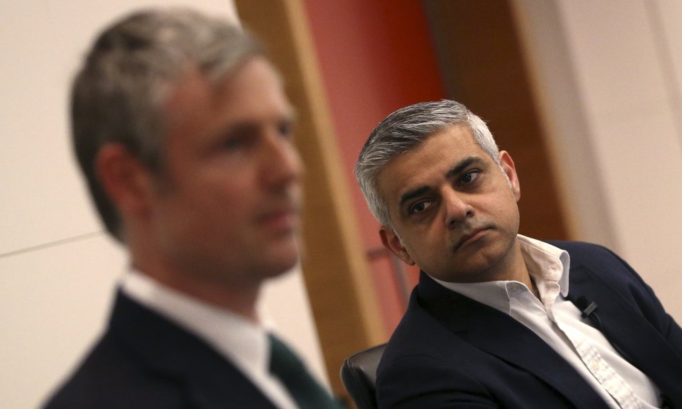 Sadiq Khan gleda u konzervativnog konkurenta Zaca Goldsmitha