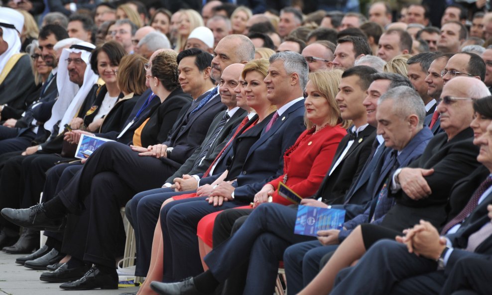 Predsjednica na inauguraciji Hashima Thacija