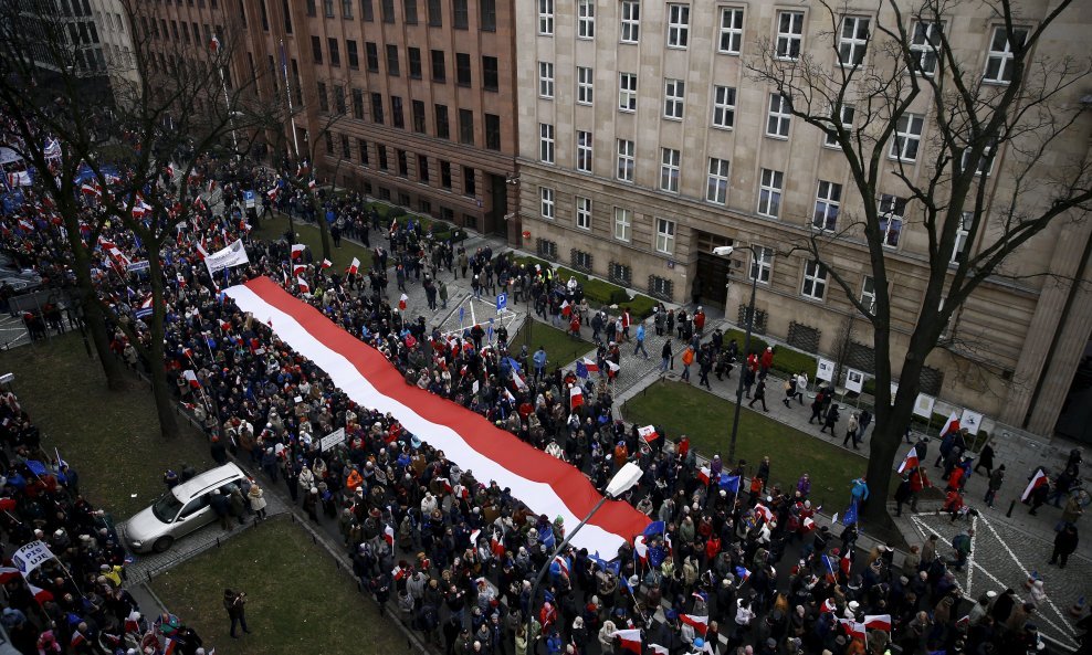 prosvjed u Poljskoj