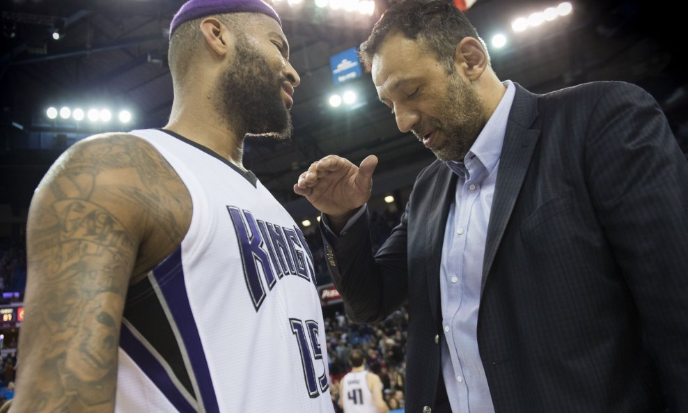 DeMarcus Cousins i Vlade Divac