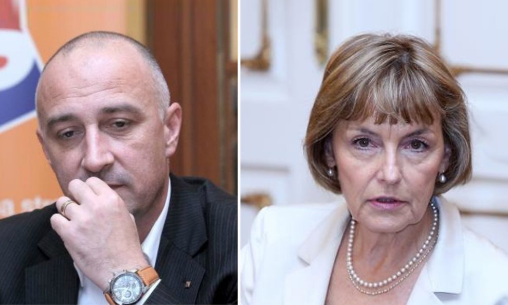 Ivan Vrdoljak i Vesna Pusić