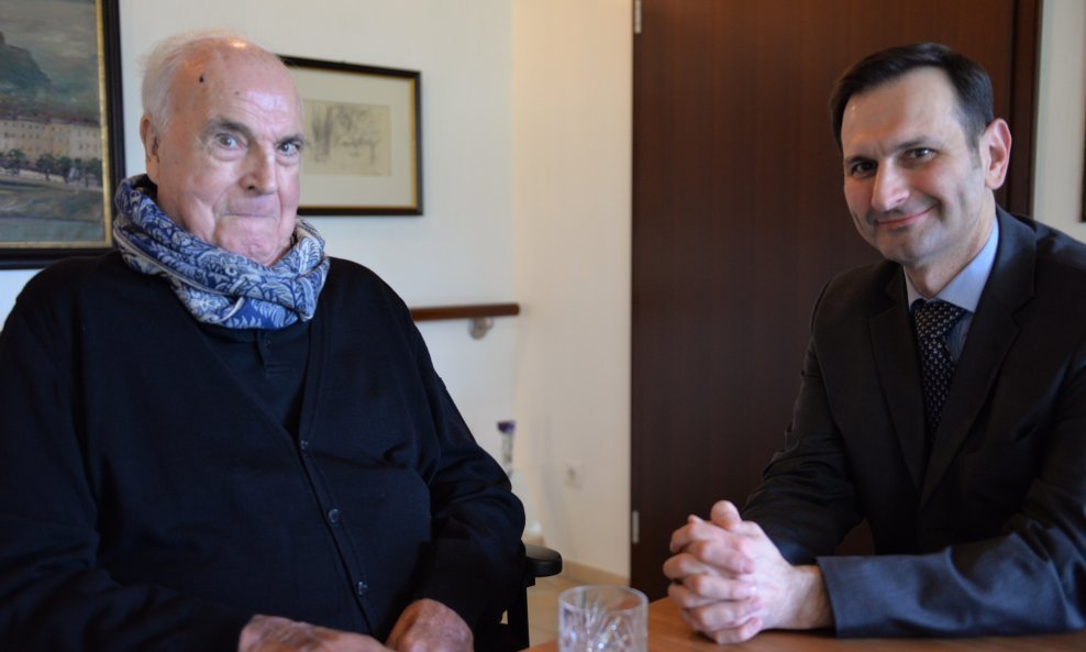 Helmut Kohl i Miro Kovač