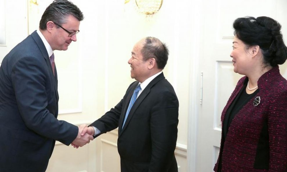 Orešković je primio kinesko izaslanstvo