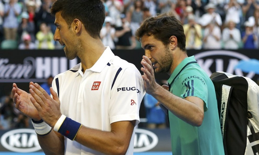 Novak Đoković Gilles Simon