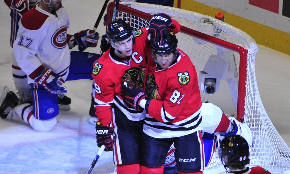 Chicago Blackhawks - Marian Hossa i Jonathan Toews