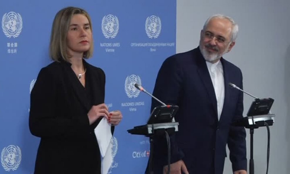 FEDERICA MOGHERINI, MOHAMMAD JAVED ZARIF,