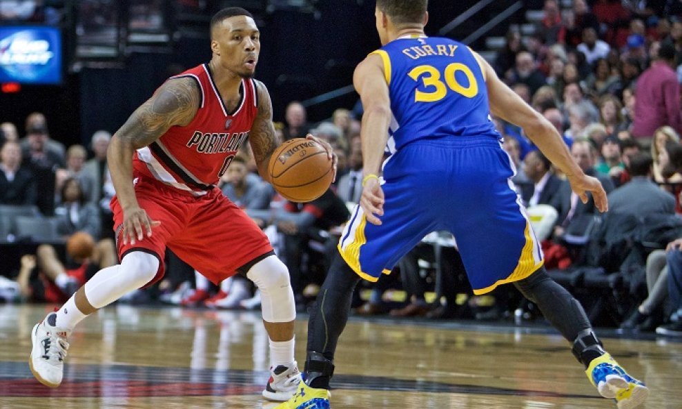 Damian Lillard (0) Stephen Curry (30) 