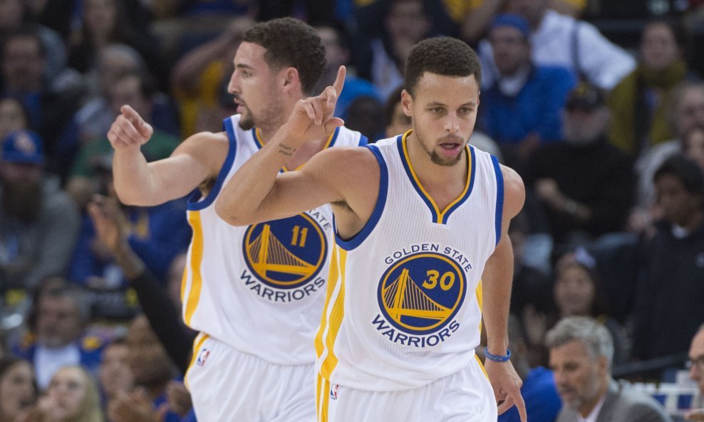 Stephen Curry i Klay Thompson