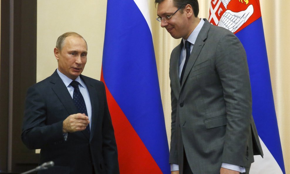 Vladimir Putin i Aleksandar Vučić