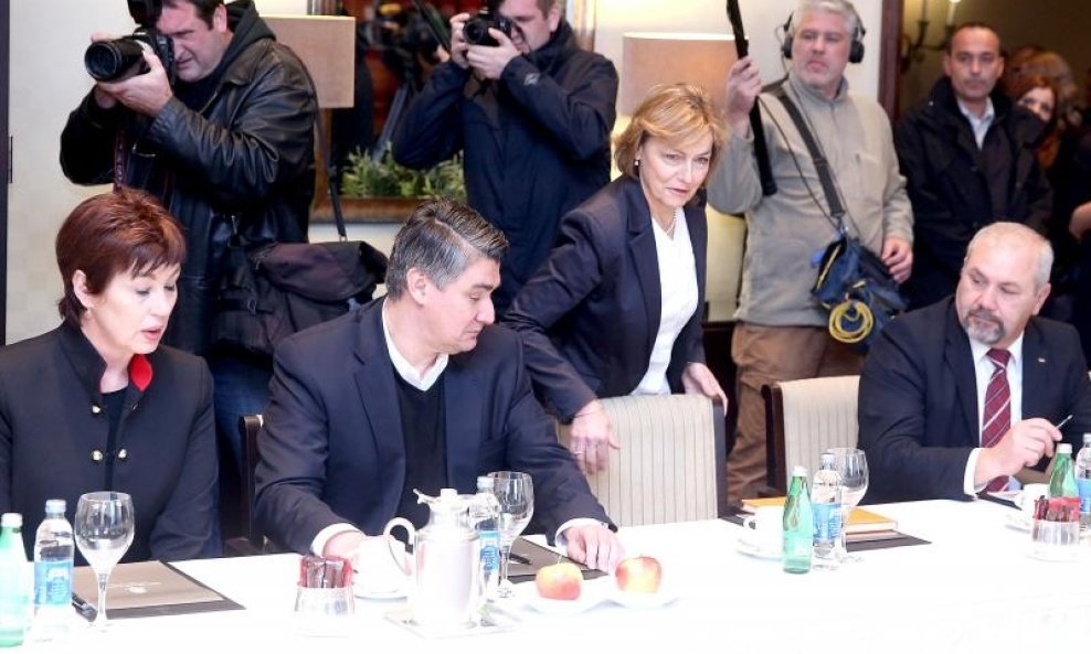 Nansi Tireli, Zoran Milanović, Vesna Pusić, Silvano Hrelja