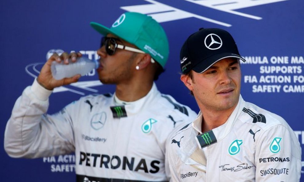 Lewis Hamilton i Nico Rosberg