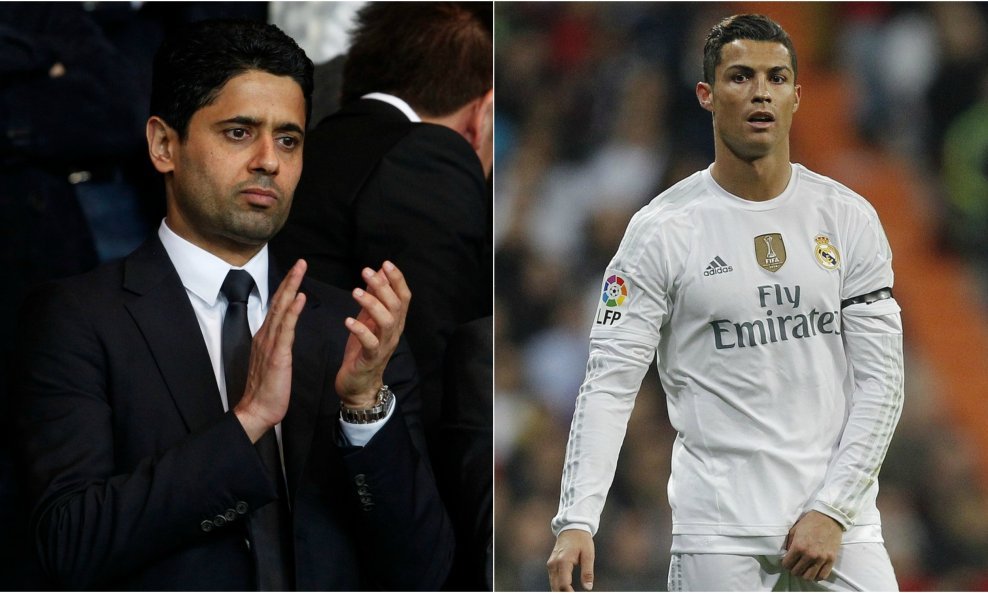 Nasser Al-Khelaifi Cristiano Ronaldo