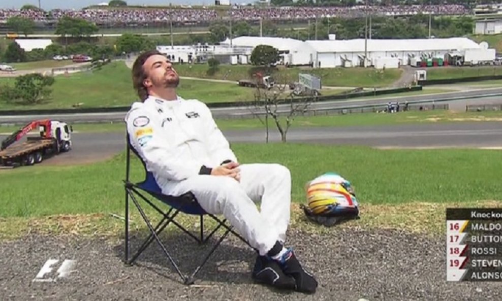 Alonso na suncu