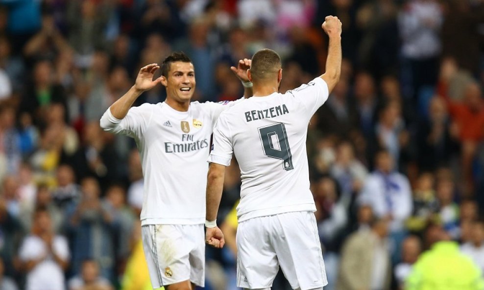 Cristiano Ronaldo i Karim Benzema 