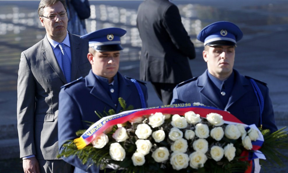 Aleksandar Vučić u Srebrenici