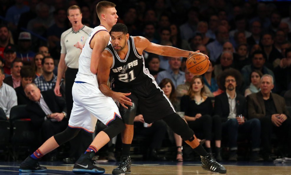 Tim Duncan i Kristaps Porzingis