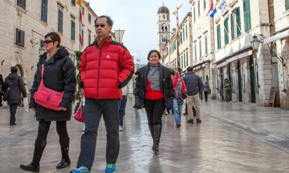 Kineski turisti u Dubrovniku