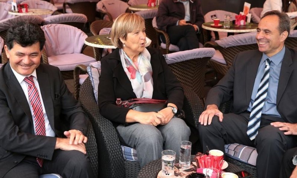 Mate Knezović, Ruža Tomašić i Danijel Srb