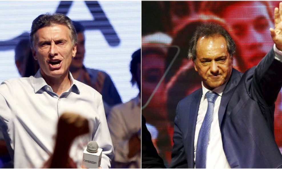 Mauricio Macri i Daniel Scioli
