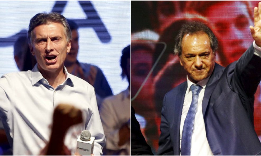 Mauricio Macri i Daniel Scioli