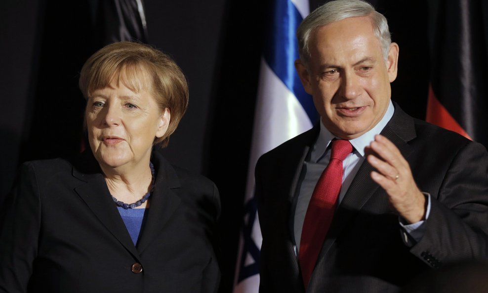 Angela Merkel i Benjamin Netanyahu
