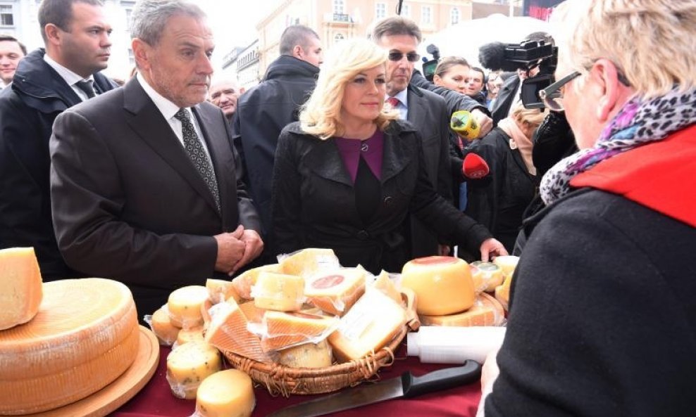 Kolinda Grabar Kitarović i Milan Bandić