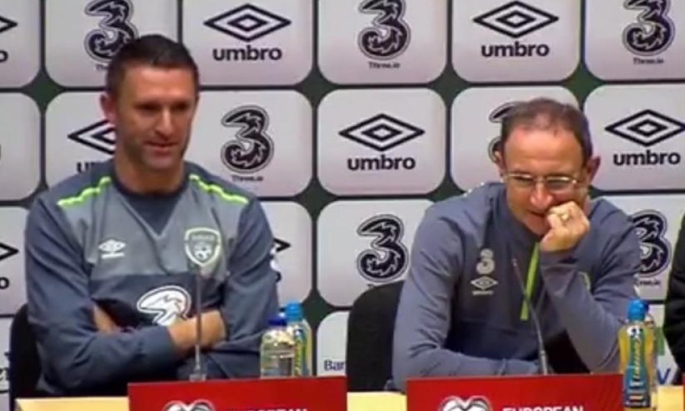 Robbie Keane Martin O'Neiil