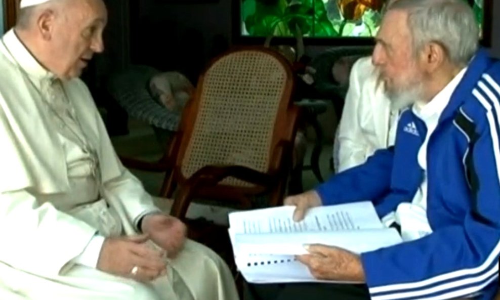 Papa Franjo i Fidel Castro