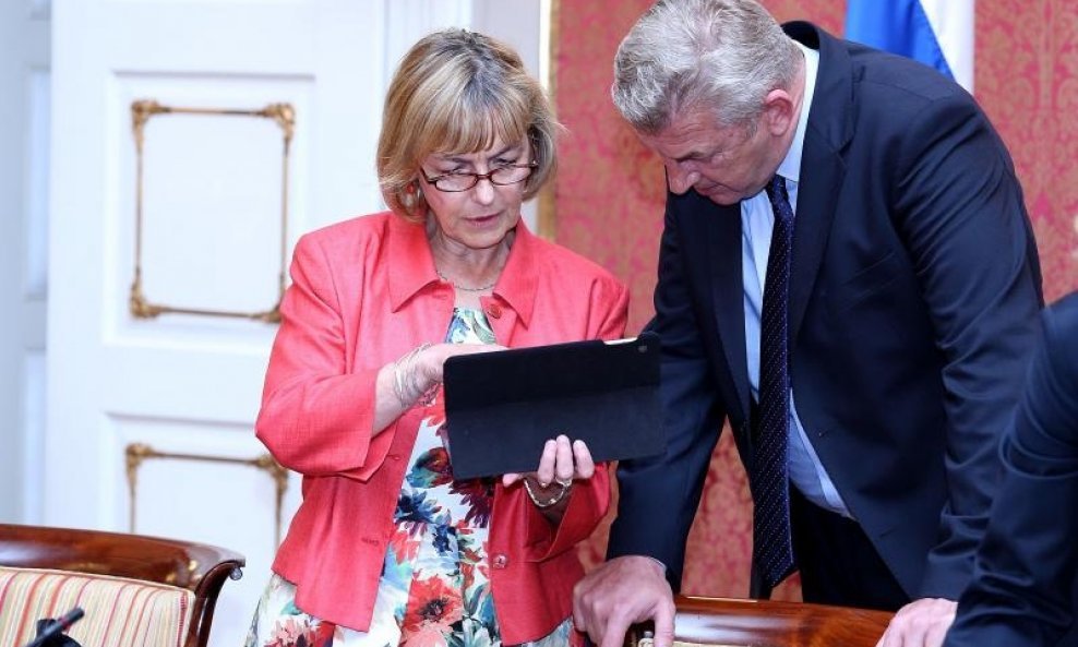 Vesna Pusić i Ranko Ostojić