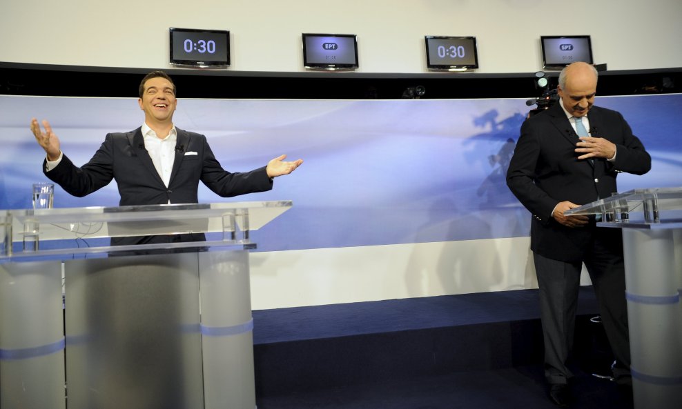 Aleksis Cipras i  Vangelis Meimarakis