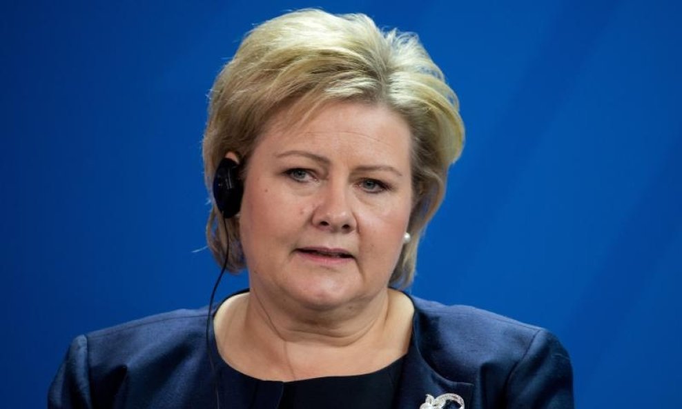 Erna Solberg , premijerka Norveške