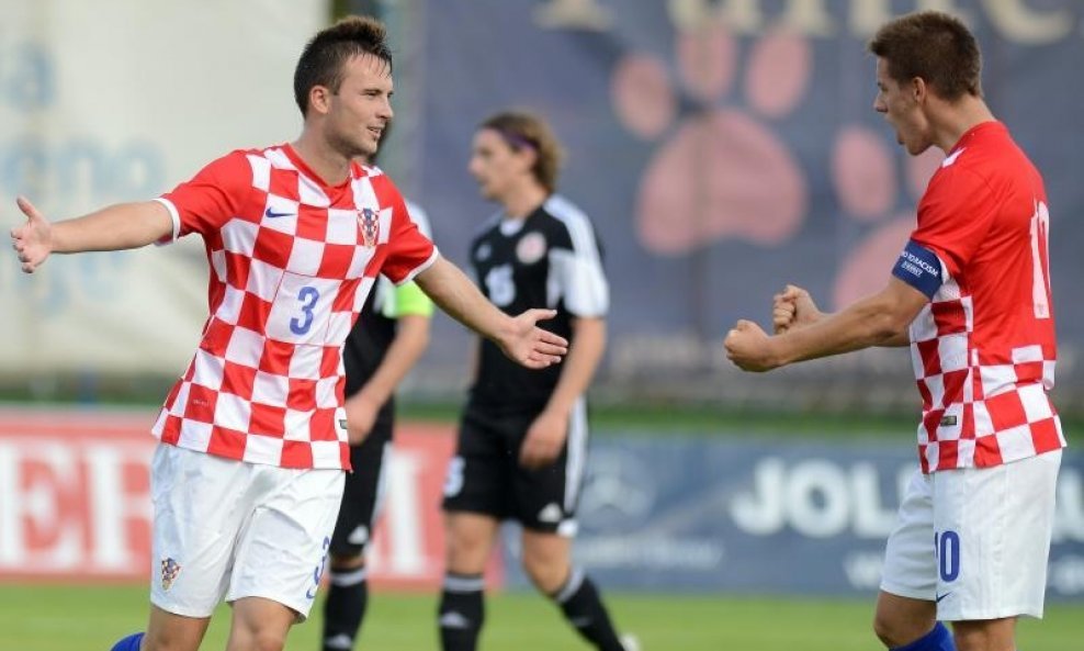 Antonio Milić Mario Pašalić hrvatska nogometna u21 reprezentacija
