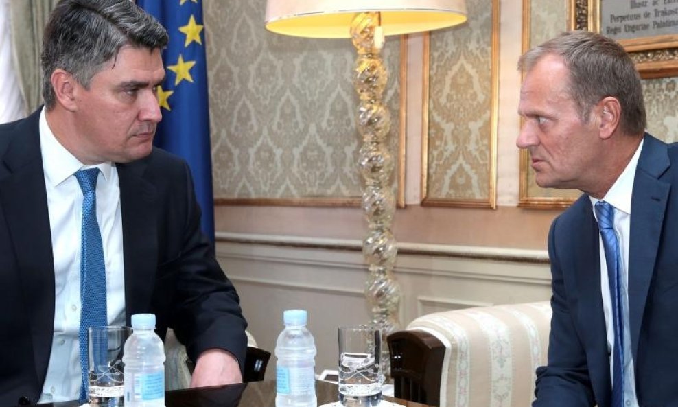 Zoran Milavnić i Donald Tusk