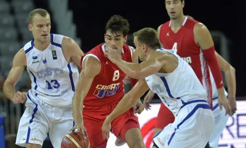 Hrvatska - Estonija košarkaška reprezentacija Dario Šarić